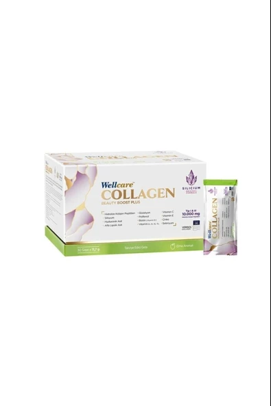 Wellcare Collagen Beauty Boost Plus Elma Aromalı 30 Saşe ürün görseli 1
