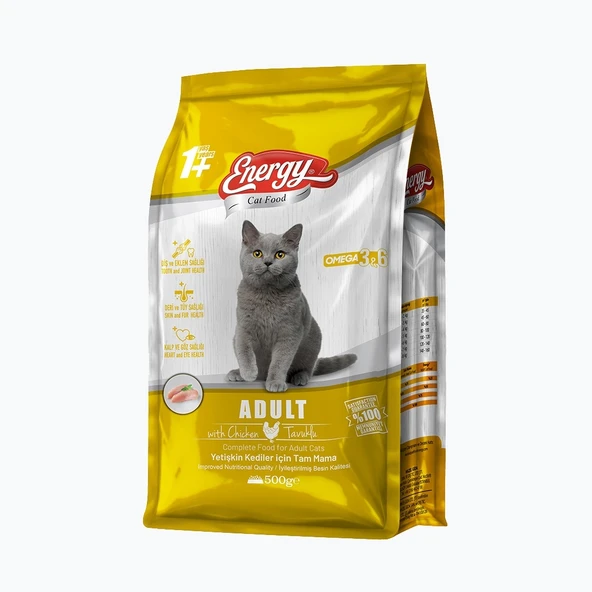 Energy Tavuklu Yetişkin Kedi Maması - 500 g ürün görseli 1
