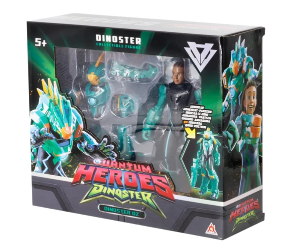 Quantum Heroes Dinoster Hareketli Tekli Fgür Oz - Resim 4