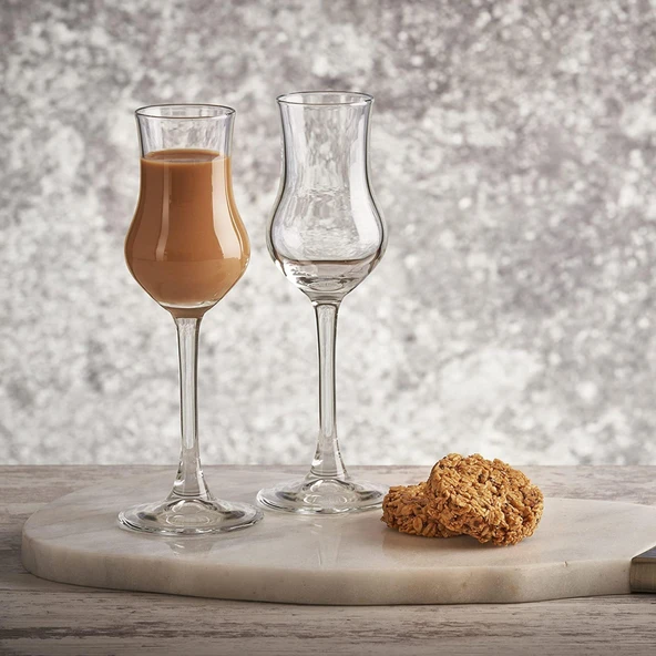 PASABAHCE 1030853 GRAPPA DIGESTIVE KADEH 95 CC 6 LI - Resim 2