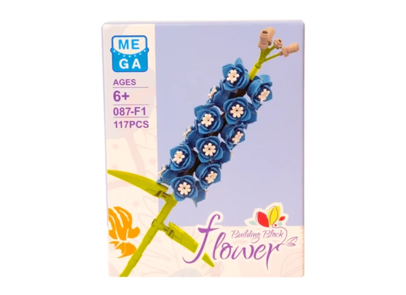Building Block Flower 117 Parça Çiçek Hazeran - Resim 2