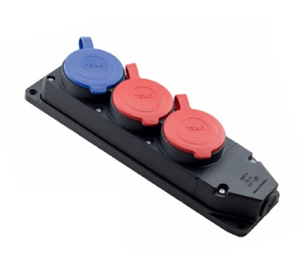 Grup Priz - 1x16A 2 Ad. + 3x25A 1 Ad. ürün görseli 1