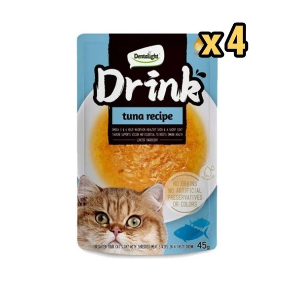 Dentalight Balıklı Kedi Çorbası 45 Gr x 4 Adet ürün görseli 1