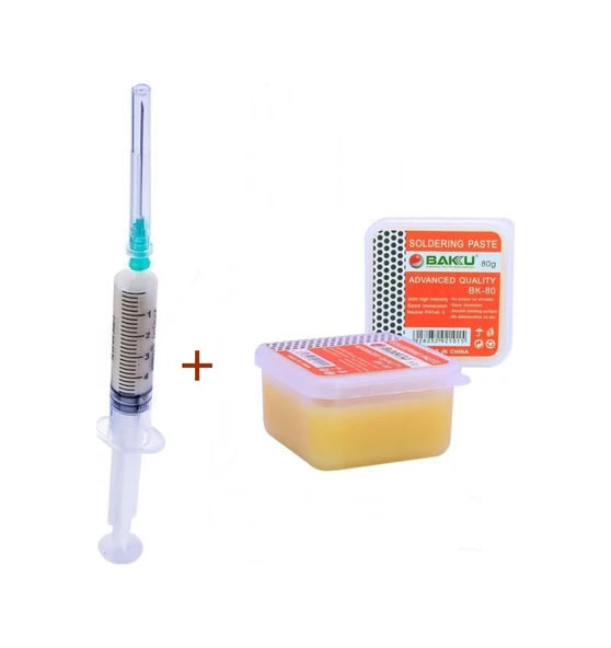 Lehim Pastası Soldering Paste 50g Krem Flux  Beyaz Amtech Nc-559-asm Lehim/12 ürün görseli 1