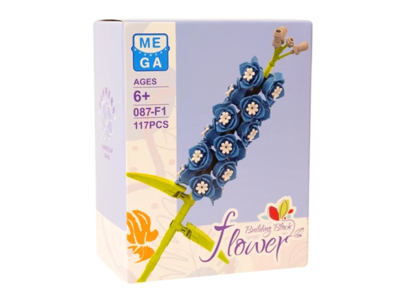 Building Block Flower 117 Parça Çiçek Hazeran - Resim 3