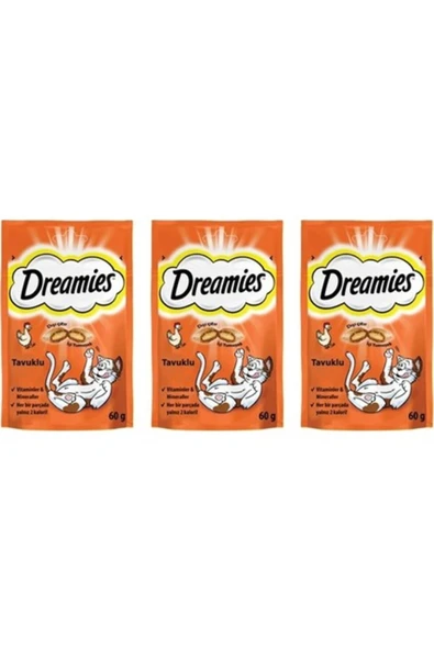 Tavuklu Kedi Ödül Maması 60 gr x 3 Adet ürün görseli 1