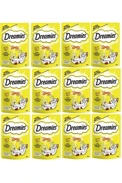 Peynirli Kedi Ödül Bisküvisi 12 X 60 G ürün görseli 1