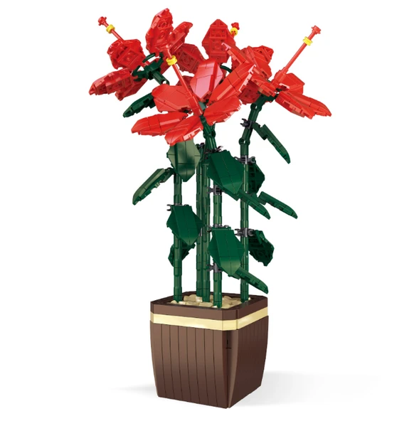 Building Block Flower 618 Parça Orman Gülü ürün görseli 1