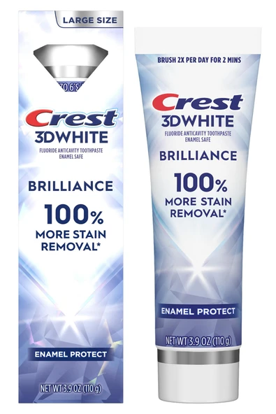 Crest 3D White Brilliance Diş Macunu 110GR ürün görseli 1