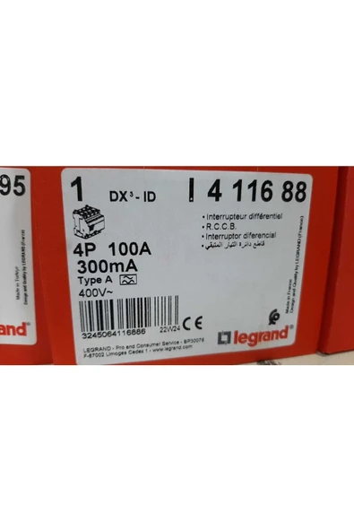 Legrand 4x100a 300ma Kaçak Akım Rolesi ürün görseli 1