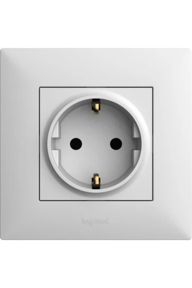 Legrand Topraklı Beyaz Priz ürün görseli 1