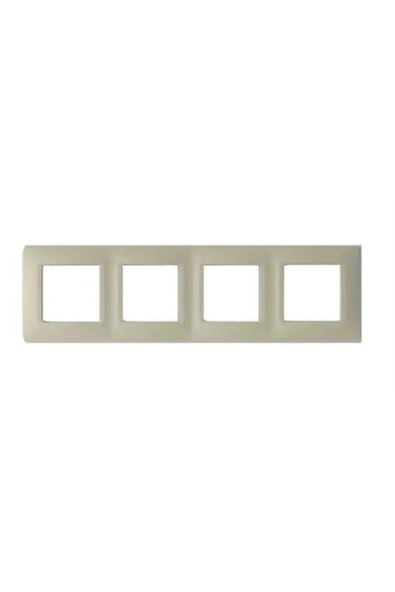 Legrand 767345 Salbei Bej Beşli Yatay Çerçeve 3245067673454 5 Li Paket ürün görseli 1
