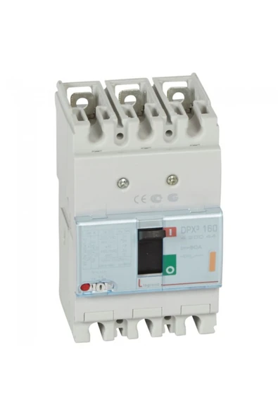 Legrand 420044 Dpx³ 160 80a 3 Kutuplu 25ka Ayar Sahalı Kompakt Şalter ürün görseli 1