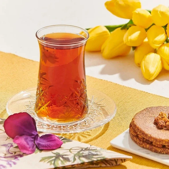 PASABAHCE TIMELESS CAY BARDAGI 160 CC 6 LI - Resim 2