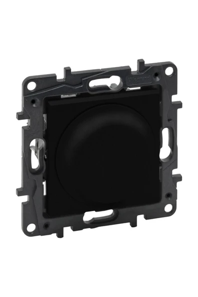 Legrand Raventi Serisi Çevirmeli Dimmer Siyah Çerçeve ürün görseli 1