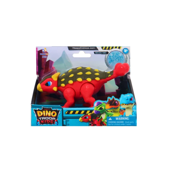Dino Troop Kits Sevimli Mini Ankylosaurus ürün görseli 1
