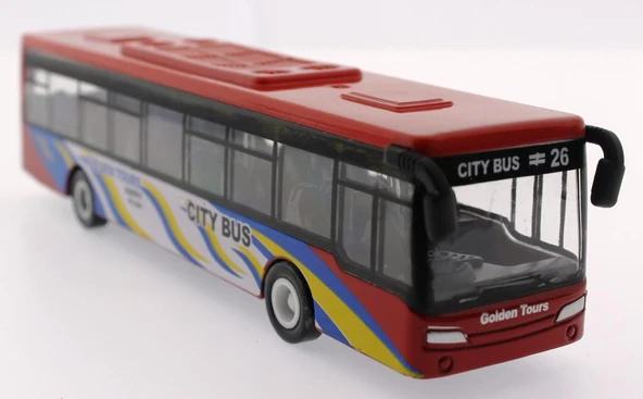 Kırmızı Metal Otobüs 632-27 ürün görseli 1