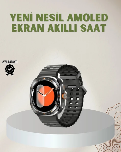 1.62 İnç Akıllı Saat Arama Özellikli Sağlık Ve Spor Takibi ürün görseli 1