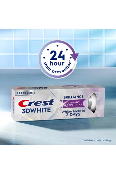Crest 3D White Brilliance Diş Macunu 130GR - Resim 5