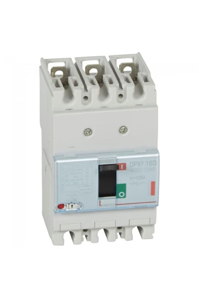 Legrand 420086 Dpx³ 160 125a 3 Kutuplu 36ka Ayar Sahalı Kompakt Şalter ürün görseli 1