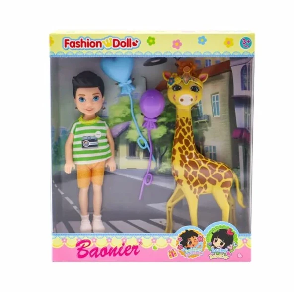 Baonier Zürafalı Mini Erkek Bebek ürün görseli 1