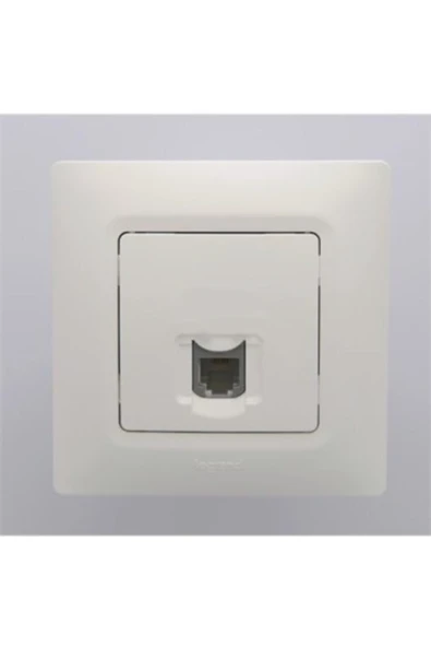 Legrand Rj 11 Çıkış Salbei Serisi Beyaz 767129 ürün görseli 1