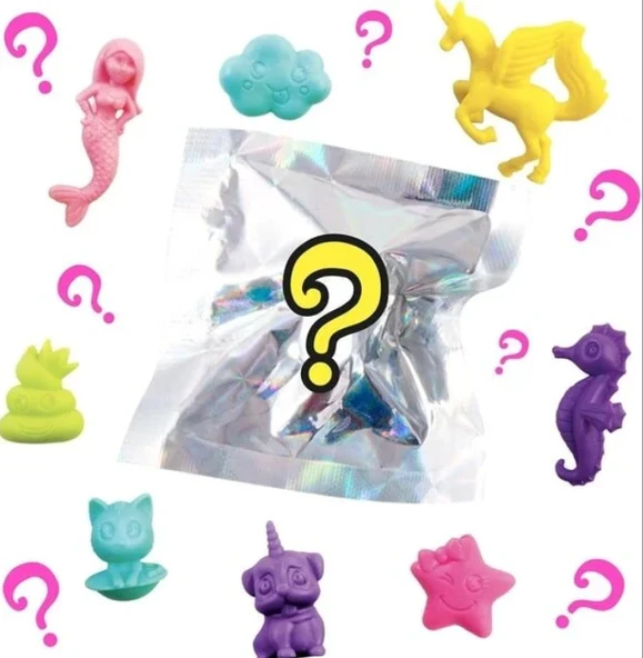 Fluffy Slime Marshmallow Dokulu Mavi - Resim 3