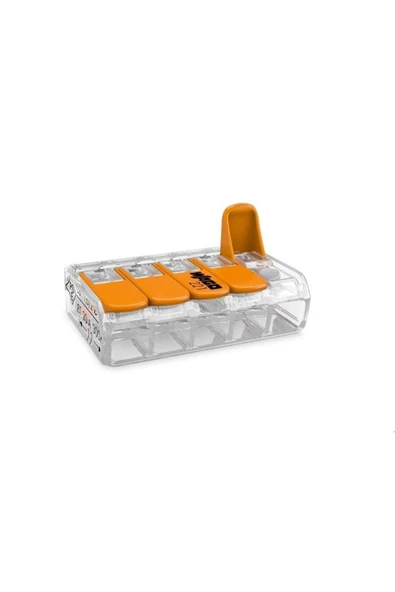 Wagon Wago 221-415 5'li Tırnaklı Buat Klemensi 25'li Paket ürün görseli 1
