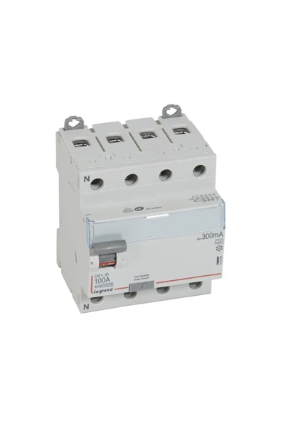 Legrand 411688 Dx³ Kaçak Akım Koruma Anahtarı 4x100a 300ma Ac Tip 4 Kutuplu ürün görseli 1