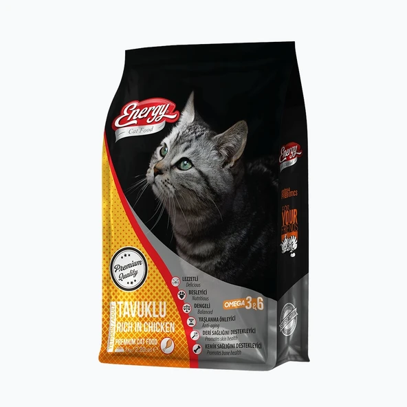 Energy Tavuklu Yetişkin Kedi Maması - 1 kg ürün görseli 1
