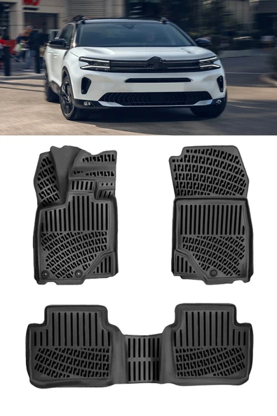 Rizline C5 Aircross 2025 Sonrası 1.2 Mild Hybrit 3D Havuzlu Paspas ürün görseli 1