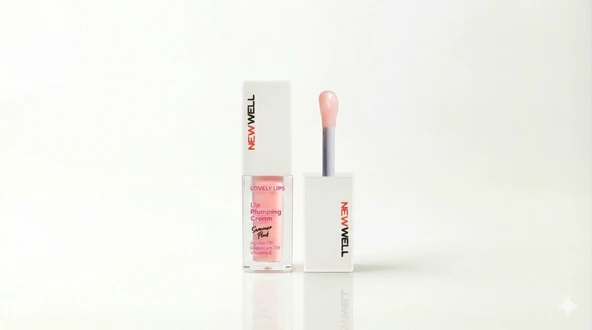 New Well Lovely Lips Dudak Dolgunlaştırıcı Krem - Anında Dolgunluk ve Parlaklık - 2'li Avantaj Paketi (2 x 5 ml) ürün görseli 1