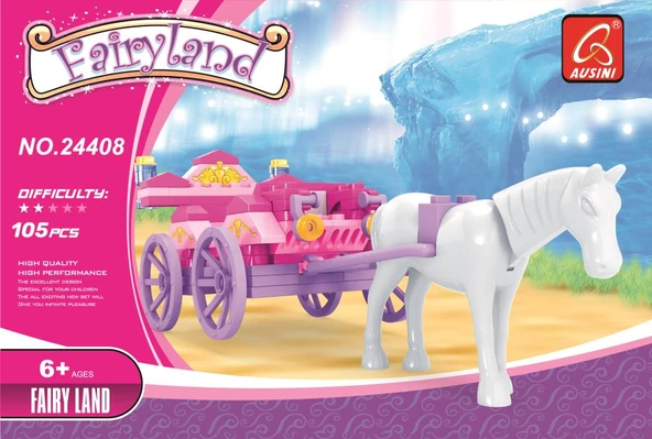 Keyixing Fairyland  117 Parça Atlı Araba ürün görseli 1