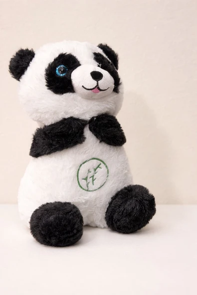 Uyku Arkadşı Nefes Alan Işıklı Müzikli Peluş Oyuncak Panda ürün görseli 1