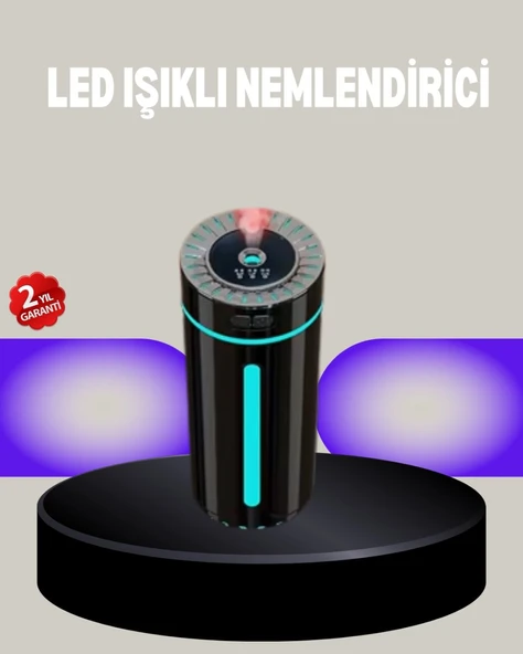 Aromaterapi Özellikli Ultrasonik H.a Nemlendirici Led Atmosfer Işığı ürün görseli 1