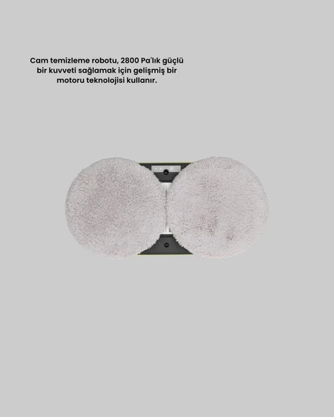 Çift Diskli Güvenli Otomatik Cam Silme Robotu - Resim 3