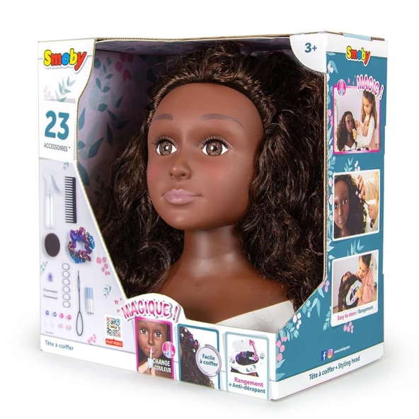 7600320318 Afro Stil Bebek Başı Güzellik Seti ürün görseli 1