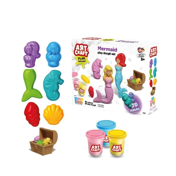 03994 Art Craft Deniz Kızı Hamur Set 168 Gr -Fentoys ürün görseli 1