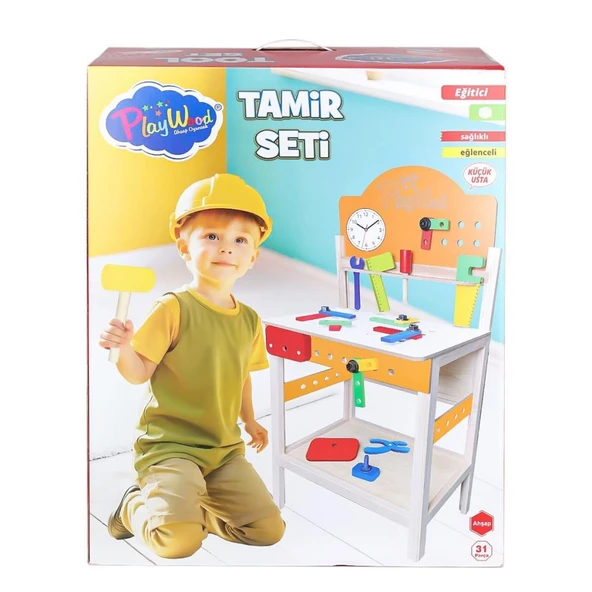 ONY-412 Ahşap Tamir Seti -Onyıl Oyuncak ürün görseli 1