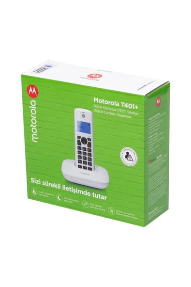 T401+ Beyaz Handsfree Telsiz Dect Telefon - Resim 3