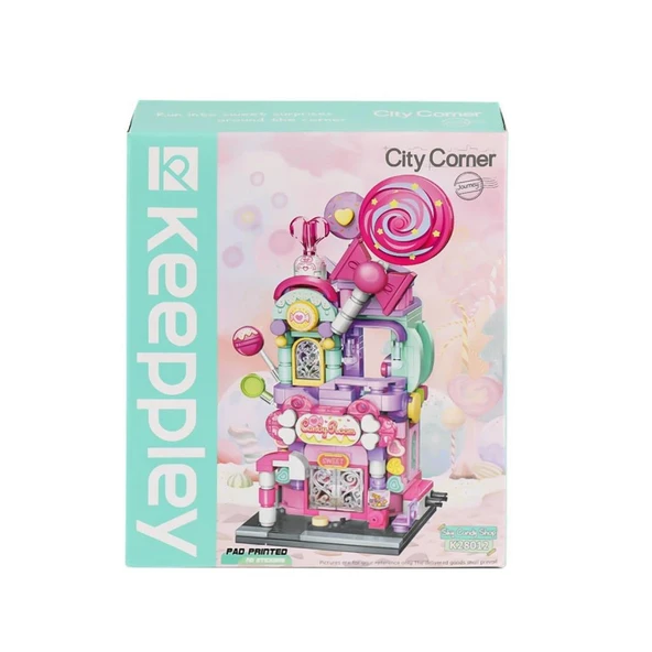 KP28012 Keeppley City Corner - Sky Candy Shop - Şekerci Dükkanı 358 Parça Yapım Seti ürün görseli 1