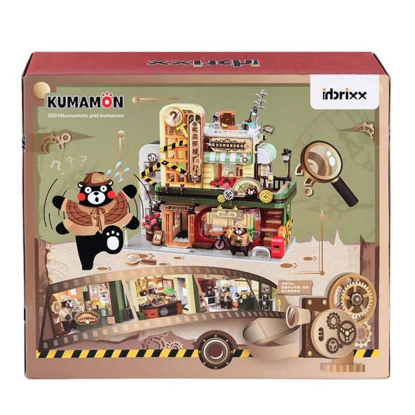 P880035 PANLOS Brick - Kumamon Dekektiflik Ofisi 1286 Parça Yapım Seti ürün görseli 1