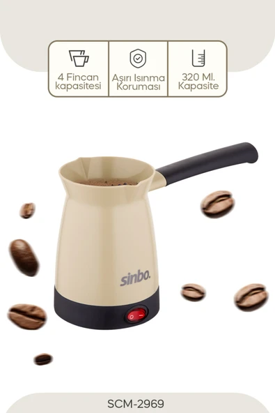 Sinbo SCM-2969 Elektrikli Cezve ürün görseli 1