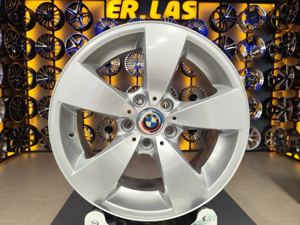 4 Adet BMW ORIJINAL 7.5*17 5*120 ET20 72.6 SILVER JANT REVİZE EDİLMİŞ (Takım) ürün görseli 1