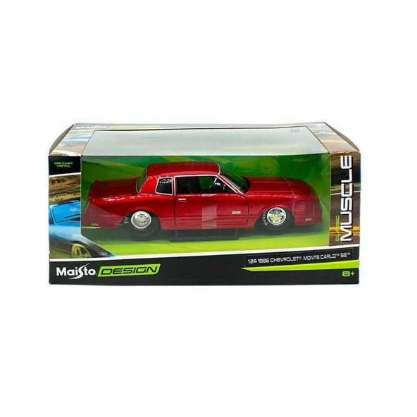 MAY 32530 1:24 1986 Chevrolet Monte Carlo SS -Necotoys ürün görseli 1