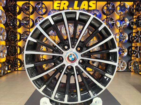 4 Adet BMW ORIJINAL 7.5*17 5*120 ET37 72.6 BLACK MACK JANT REVİZE EDİLMİŞ (Takım) ürün görseli 1