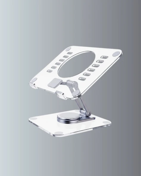 Taşınabilir Katlanır Tablet Braketi Masaüstü Stand - Resim 2