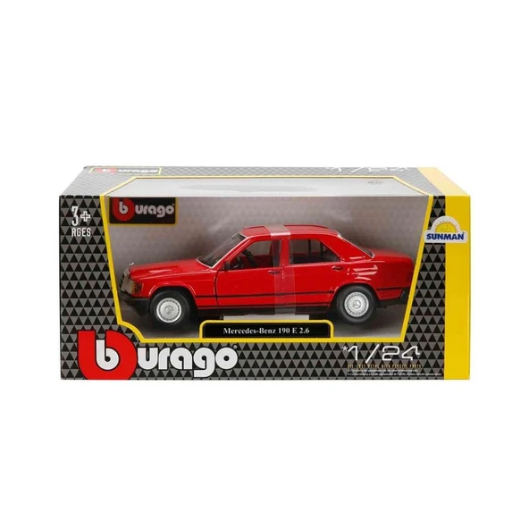 1021103 1:24 Mercedes Benz 1987 190 E Model Araba ürün görseli 1