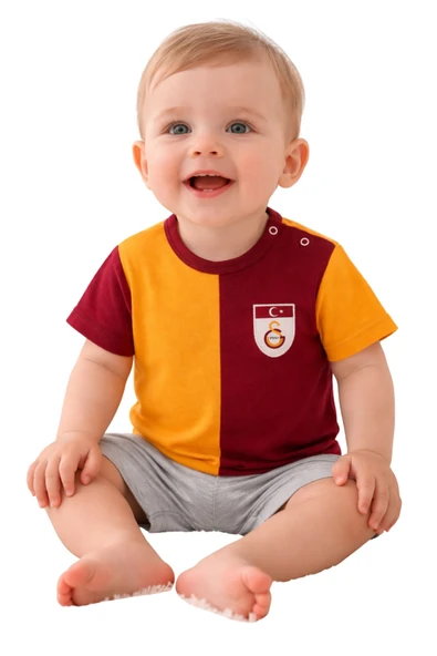 Galatasaray Orjinal Metin Oktay %100 Pamuklu Bebek T-shirt ürün görseli 1