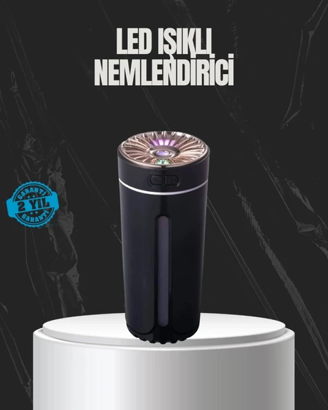 Usb Aromaterapi Difüzör Ultrasonik H.a Nemlendirici Led Gece Lambalı ürün görseli 1
